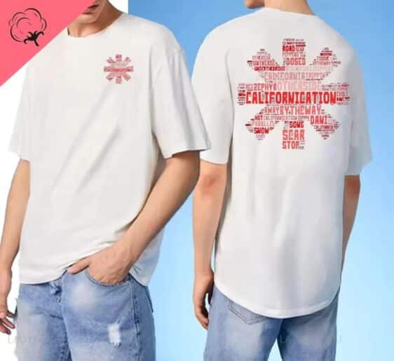 Red Hot Chili Peppers Californication White Men's T-Shirt