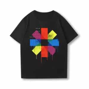 Red Hot Chili Peppers Dripping Color Asterisk Unisex T-Shirt