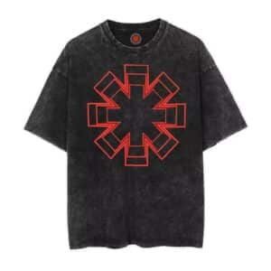 Red Hot Chili Peppers Geometric Logo Washed Unisex T-Shirt