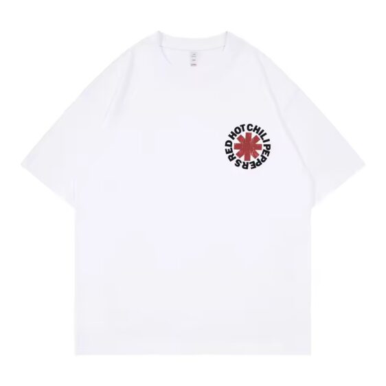 Red Hot Chili Peppers Minimalist Logo White Unisex T-Shirt