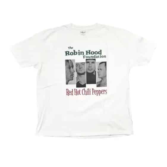 Red Hot Chili Peppers Robin Hood Foundation Unisex T-Shirt