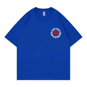 Red Hot Chili Peppers Rock Band Logo Blue Unisex T-Shirt