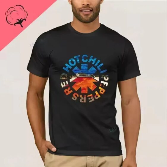 Red Hot Chili Peppers Sunset Album Cover Logo Men's T-Shirt