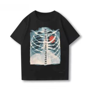 Red Hot Chili Peppers X-Ray Ribcage Heartbeat Unisex T-Shirt