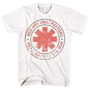 Vintage Red Hot Chili Peppers Faded Band Logo Unisex T-Shirt