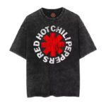 Washed Red Hot Chili Peppers Distressed Logo Unisex T-Shirt