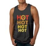 HOT HOT Name Art Red Hot Chili Peppers Black Men's Tank Top