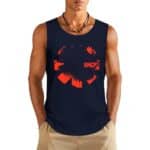 Red Hot Chili Peppers Grunge LogoNavy Blue Men's Tank Top