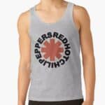 Rock Band Ret Hot Chili Peppers Logo Gray Men's Tank Top