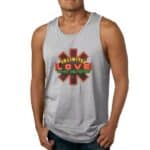 Unlimited Love Red Hot Chili Peppers Gray Men's Tank Top