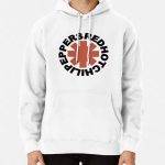 Asterisk Red Hot Chili Peppers Band Logo White Men's Hoodie