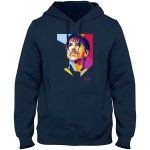 Red Hot Chili Peppers Anthony Kiedis Navy Blue Unisex Hoodie