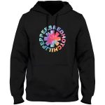 Red Hot Chili Peppers Tie-Dye Logo Black Unisex Hoodie